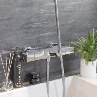 Смеситель для душа Paini Nove 09CR111TH с термостатом хром